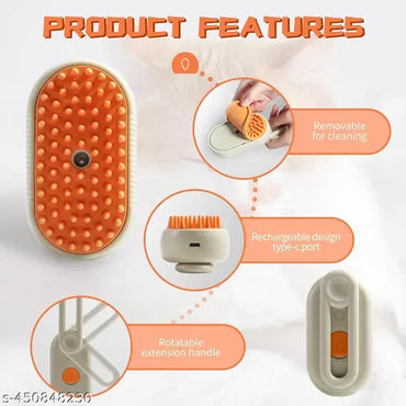3 in 1 Pet Hair Removal Steam Comb, Perfect for Both Cats & Dogs š¶š±